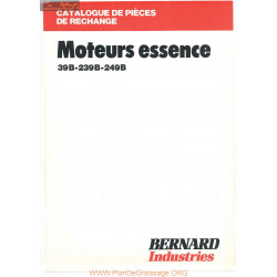 Bernard 39b 239b 249b Essence Catalogue Des Pieces