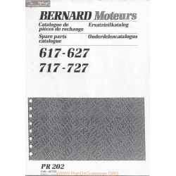 Bernard 617 627 717 727 Eclate Catalogue Pieces Rechange