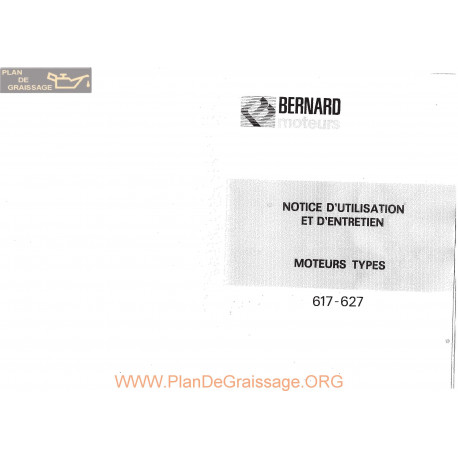 Bernard 617 627 Notice Utilisateur