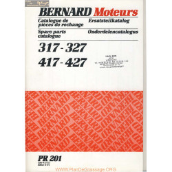 Bernard Moteurs 317 327 417 427 Catalogue Des Pieces