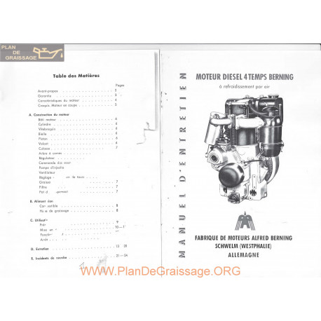 Berning Di 7 Et Di 12 Manuel Entretien