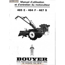 Bouyer 464 465 467 Manuel Entretien