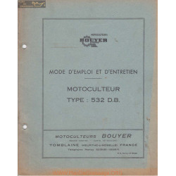 Bouyer 532 Db Manuel Entretien