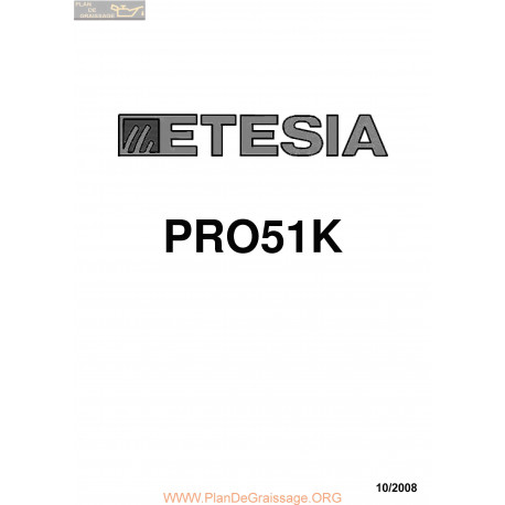Etesia Pro51k S Fiche Information