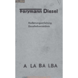 Farymann Diesel Piece Rechange
