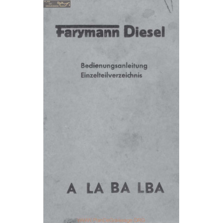 Farymann Diesel Piece Rechange