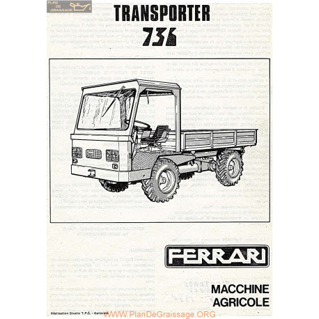 Ferrari Transporter 736 Manuel Entretien