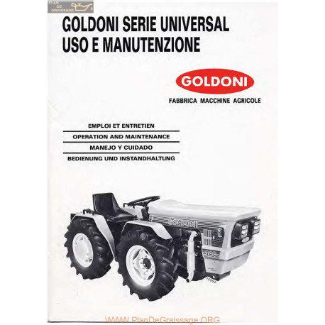 Goldoni Universal Manuel Entretien