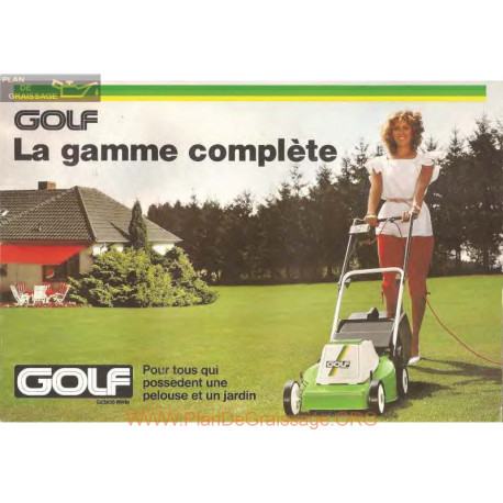 Golf Fiche Information