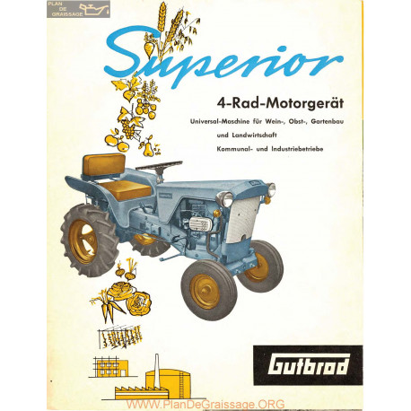 Gutbrod Superior 1963 Fiche Information