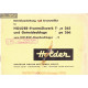Holder Motofaucheuse Type 265 266 Manuel Entretien