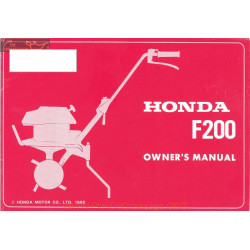 Honda F200 Manuel Entretien