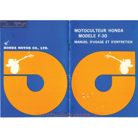 Honda F30 2 Manuel Entretien