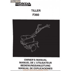Honda F360 Manuel Entretien