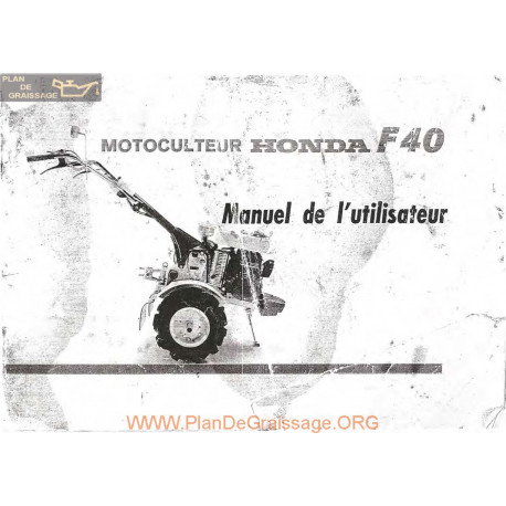 Honda F40 Manuel Entretien
