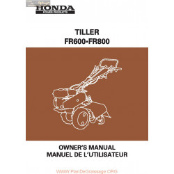 Honda Fr600 Fr800 Manuel Entretien