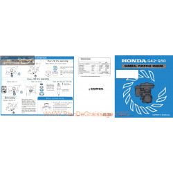 Honda G42 50 Fiche Information