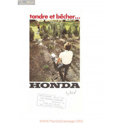 Honda Gamme Fiche Information