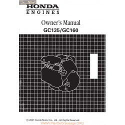 Honda Gc135 Gc160 Manuel Entretien