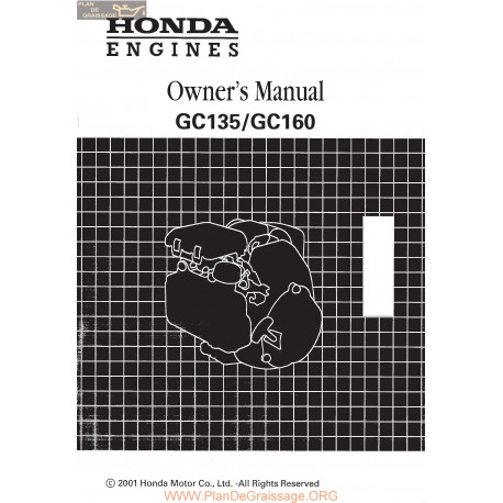 Honda Gc135 Gc160 Manuel Entretien