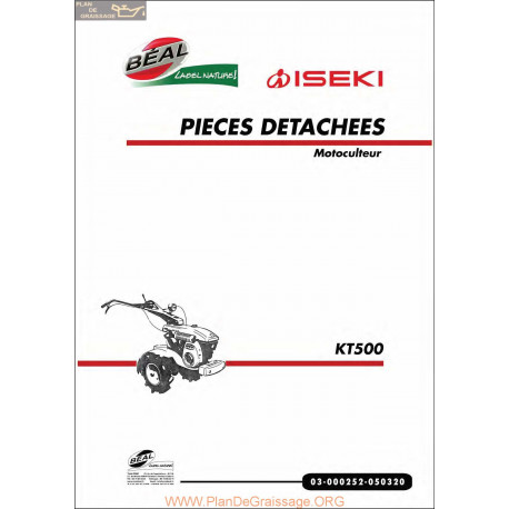 Iseki Kt500 Piece Rechange