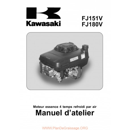 Kawasaki Fj151v Fj180v Manuel Entretien