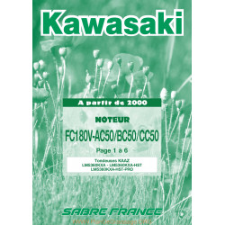 Kawasaki Moteur Fc180v Ac50 Bc50 Cc50 1 Piece Rechange