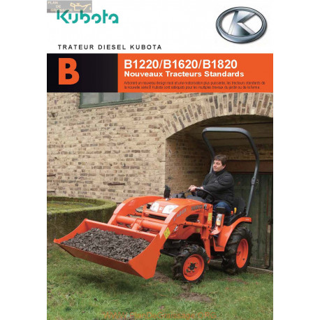 Kubota B1220 1620 1820 Fiche Information