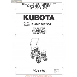 Kubota B1620 D Et Dt Piece Rechange