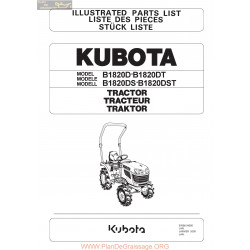 Kubota B1820 Piece Rechange