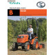 Kubota B2420 Fiche Information