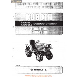 Kubota B6200d B7200d Manuel Entretien