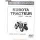 Kubota B7000 Manuel Utilisateur