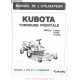 Kubota F2000 F2400 Manuel Utilisateur