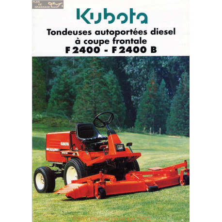 Kubota F2400 F2400b Fiche Information