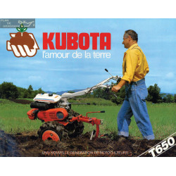 Kubota T650 Fiche Information