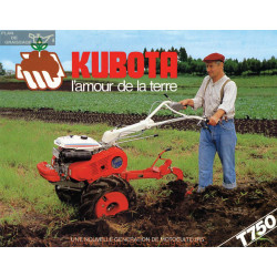 Kubota T750 Fiche Information