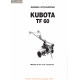 Kubota Tf60 2 Manuel Utilisateur