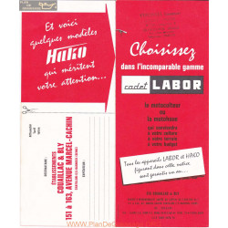 Labor Hako Gamme Motoculteur Motohoue Fiche Information