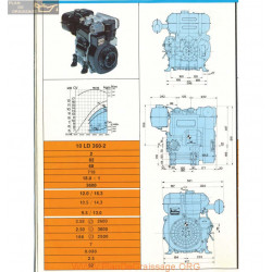 Lombardini 10 Ld 360 2 3600rpm Fiche Info