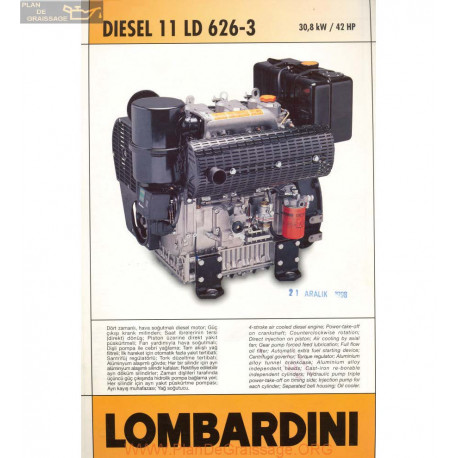 Lombardini 11 Ld 626 3 42hp 3000rpm Fiche Info