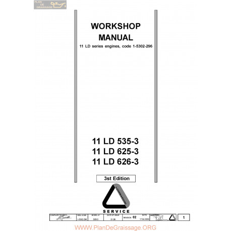 Lombardini 11ld 535 625 626 3 Service Workshop