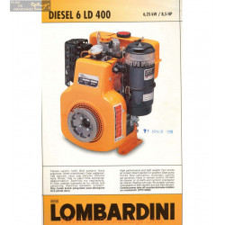 Lombardini 6 Ld 400 8 5hp 3600rpm Fiche Info