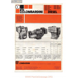 Lombardini 6ld 260 325 360 Fiche Information