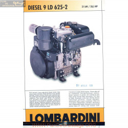 Lombardini 9 Ld 625 2 Diesel 28 5hp 21kw 3000rpm Fiche Info