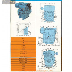 Lombardini 904 15hp 3000rpm Fiche Info