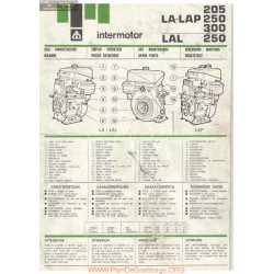 Lombardini La Lal 200 250 300 Fiche Information