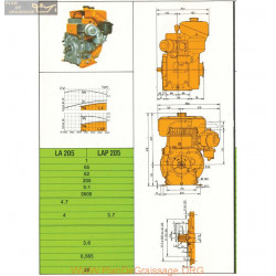 Lombardini La Lap 205 4hp 3 7hp 3600rpm Fiche Info