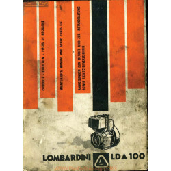 Lombardini Lda 100 Manuel Entretien