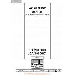 Lombardini Lga 280 Lga340 Workshop